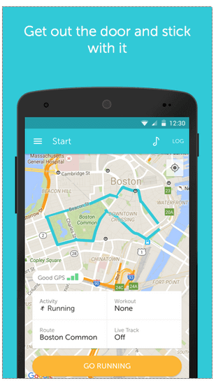Run Keeper App to get in shape for the summer
