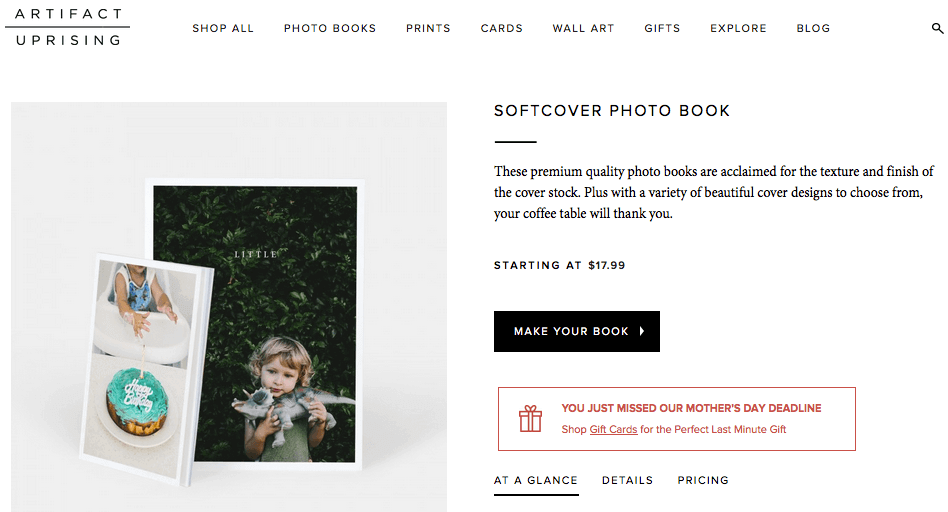 customized photo book