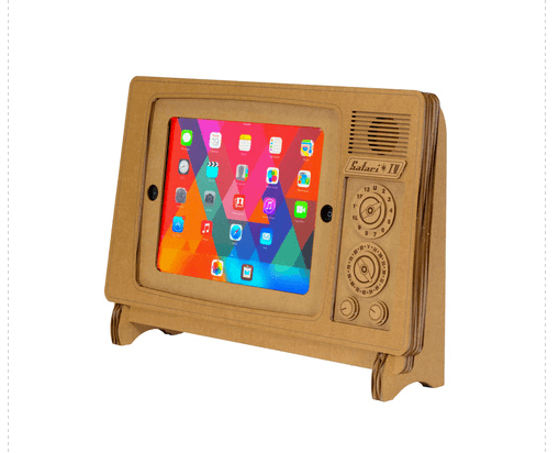 Retro TV Stand for Your iPad