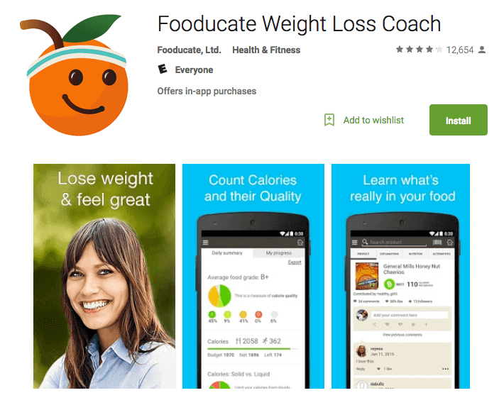 Fooducate app