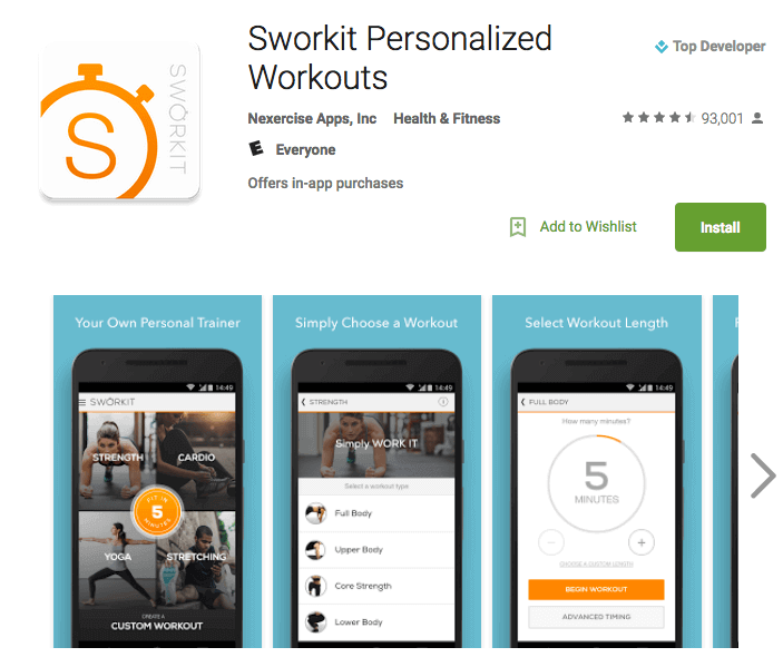 Sworkit