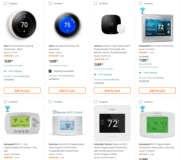 Learning Based Thermostats