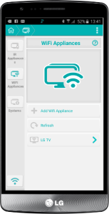 Find the smart appliance on your phone
