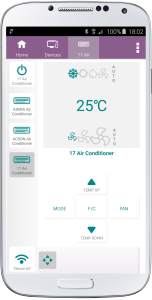 air conditioner remote added