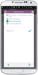 Philips Hue Remote App - Select Philips Hue