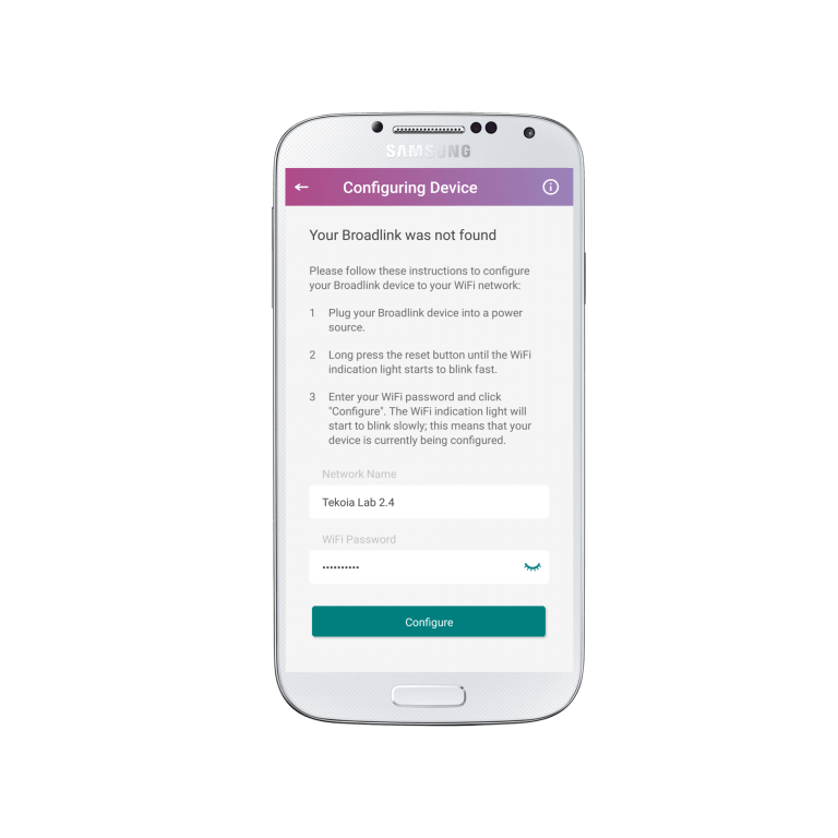 Configure Broadlink